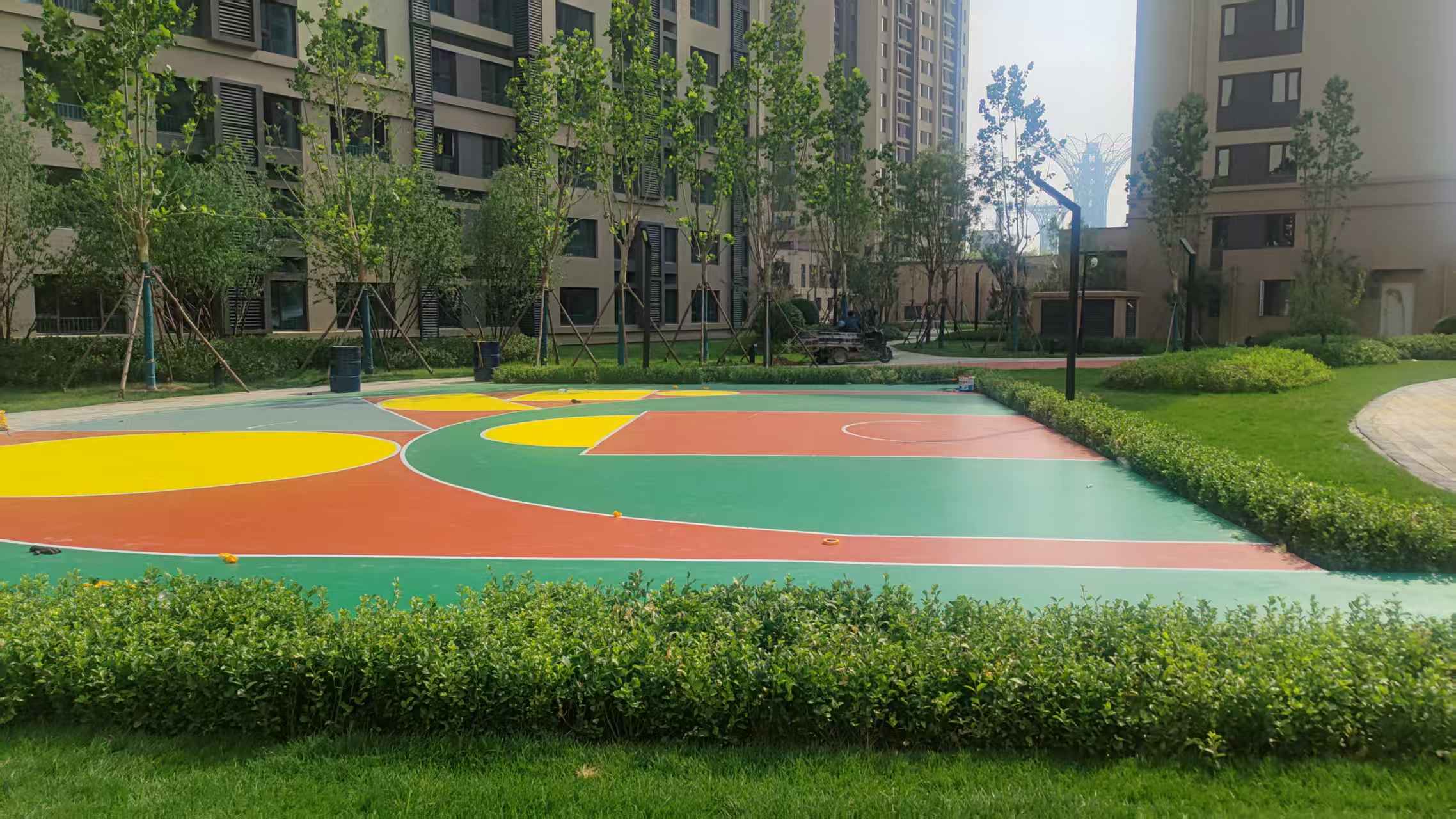 长治市EPDM地面塑胶地坪 - 一站式服务
